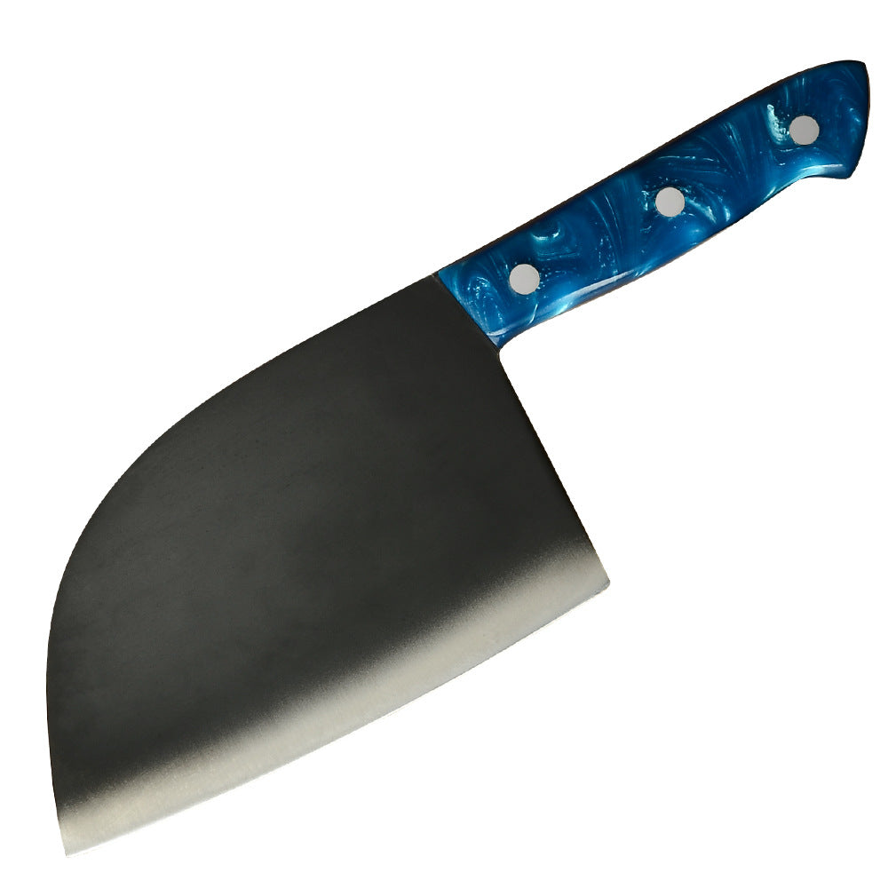 Stainless Steel Blue Handle Chopping Knive