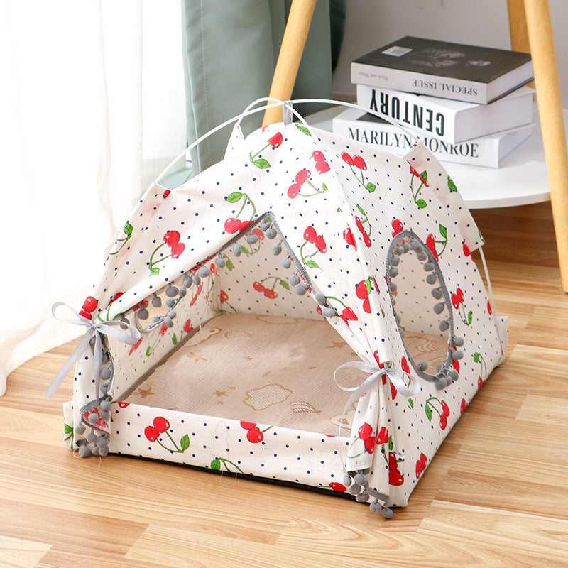 Cat Enclosed Tent House