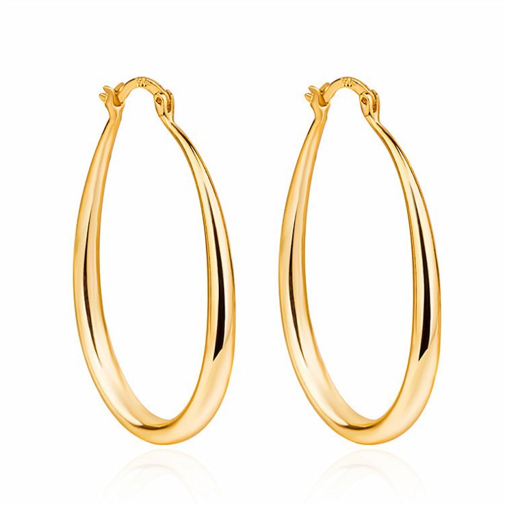 Geometric Oval Earrings For Women