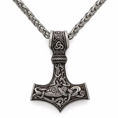 Hammer Stainless Steel Necklace