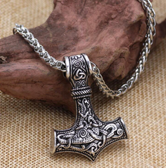 Hammer Stainless Steel Necklace