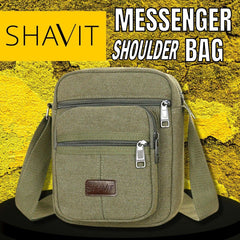 Messenger Crossbody Canvas Bag