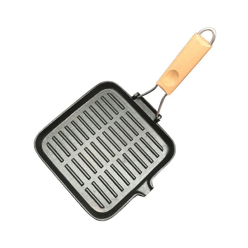 Iron Steak Skillet Folding Pan