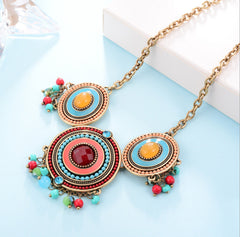 New Exaggerated Diamond Alloy Necklace